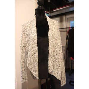 Forever 21 Cardigan Gray/White Size S